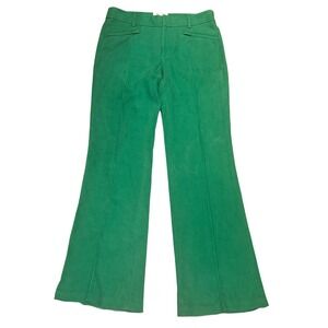 Elevenses Anthropologie Green Brighton Wide Leg Tencel Linen Pants Size 4